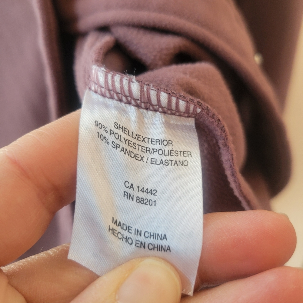 Mondetta Purple Button Front Shacket - Picture 4 of 4